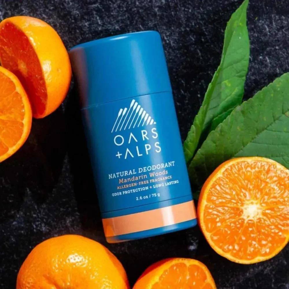 NWT Oars + Alps Aluminum-Free Deodorant for Sensitive Skin - Mandarin Woods